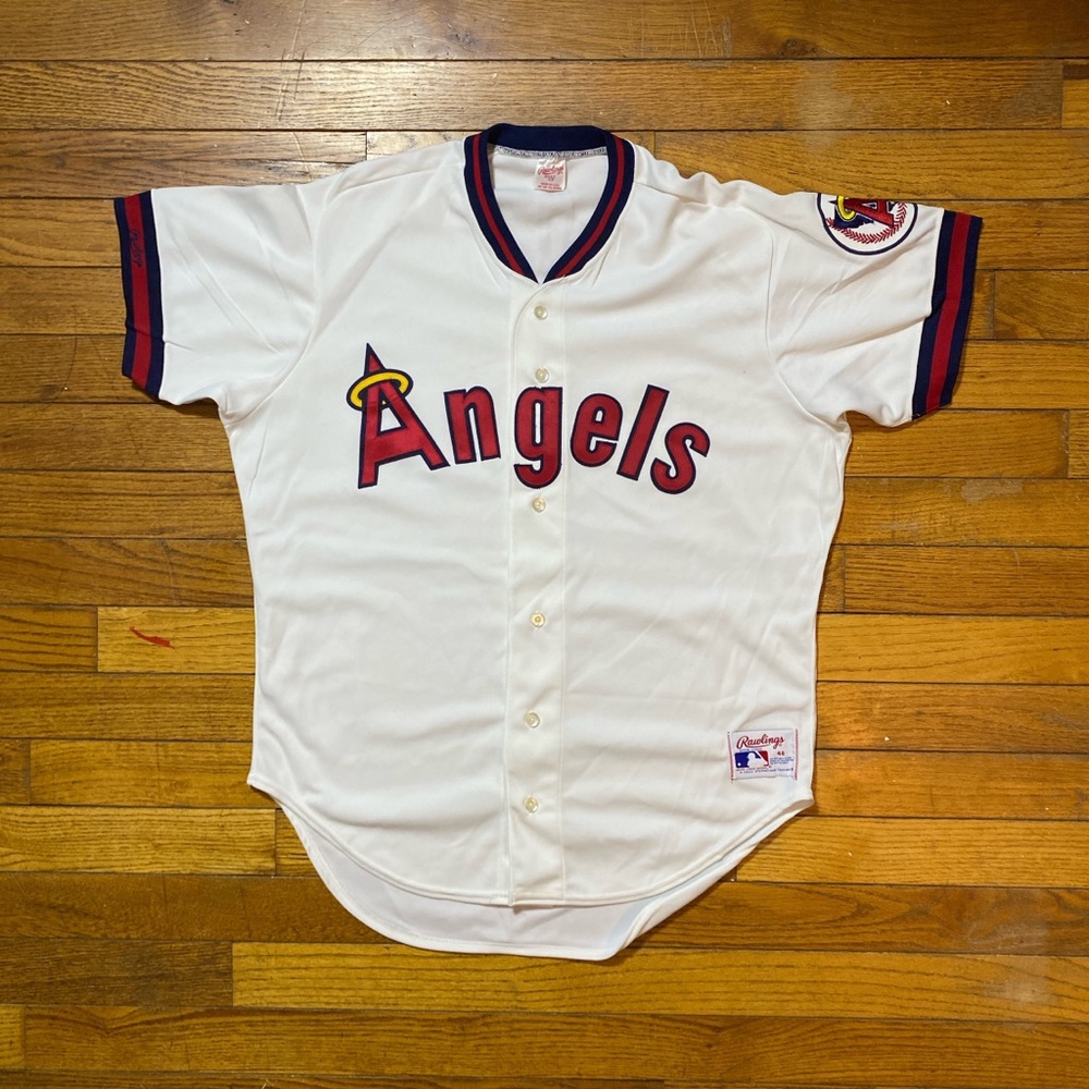 Vintage Anaheim Angels MLB jersey Rawlings 80s